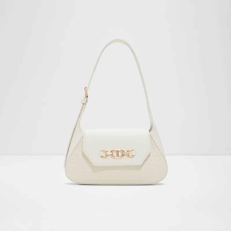 RHIANON Metal Accent Flap Shoulder Bag