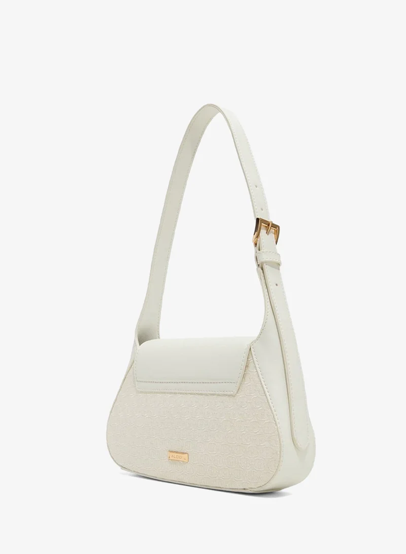 ALDO RHIANON Metal Accent Flap Shoulder Bag