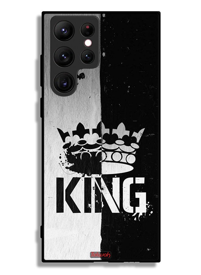 Tolwak Samsung Galaxy S22 Ultra 5G Protective Case Cover King Vintage - Image 3