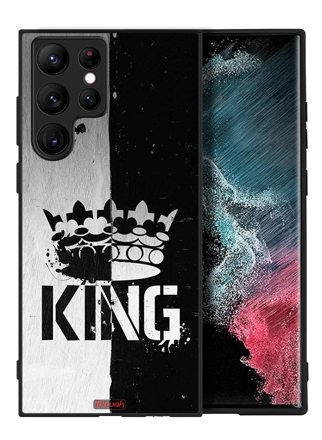 Tolwak Samsung Galaxy S22 Ultra 5G Protective Case Cover King Vintage - Image 2