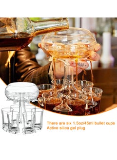 Beverage Dispenser for Beverage Transfer, 6-Cup Dispenser Holder, Perfect for Clubs Home Bars, Casual Happy Hours - pzsku/ZC4E3F1E1E2660BA6108CZ/45/_/1726047295/84896e0d-05c9-45fd-b47b-fbc0721e1d46