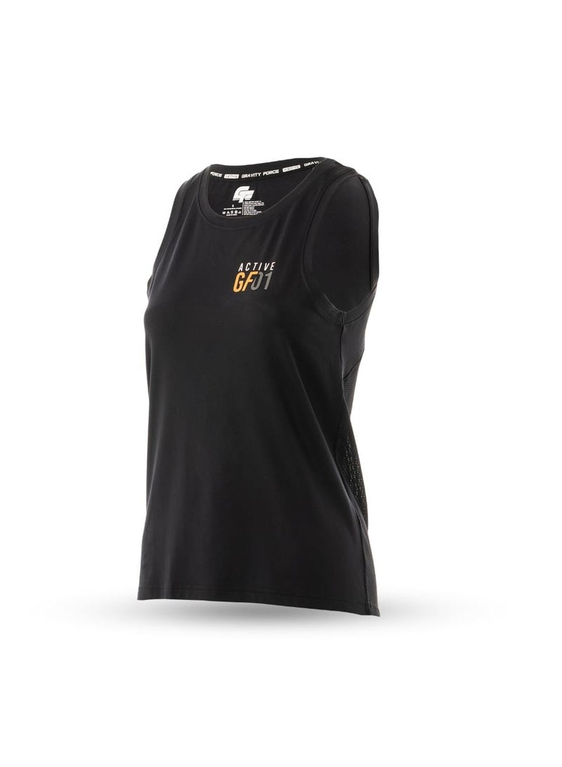 گریوِٹی فورس جرافيتي فورس بلوزة نسائية قطن بحمالات قابلة للتعديل – ياقة دائرية بدون أكمام، خفيفة الوزن وقابلة للتهوية، ملابس صيفية كاجوال وملابس رياضية للجيم - Image 2