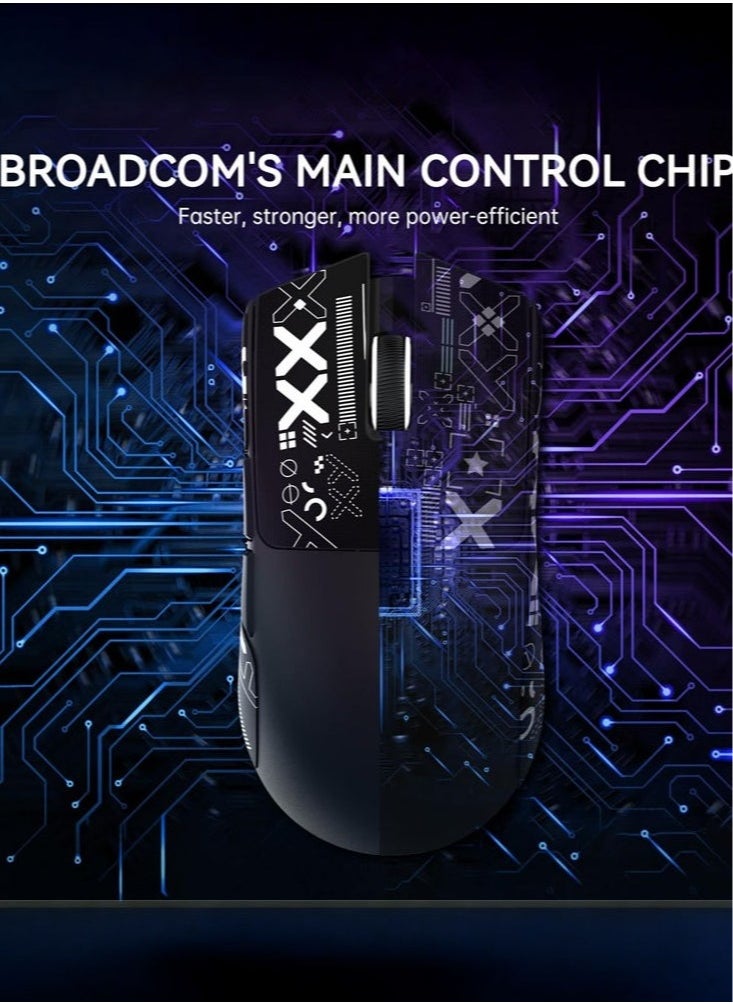 Attack Shark - X11 Tri-mode Bluetooth Wireless Gaming Mouse with with Magnetic Charging Dock, Lightweight Anti Slip Mouse, PixArt PAW3311 Sensor, 22K DPI, BT/2.4Ghz/Wired, for PC/MAC - Image 1