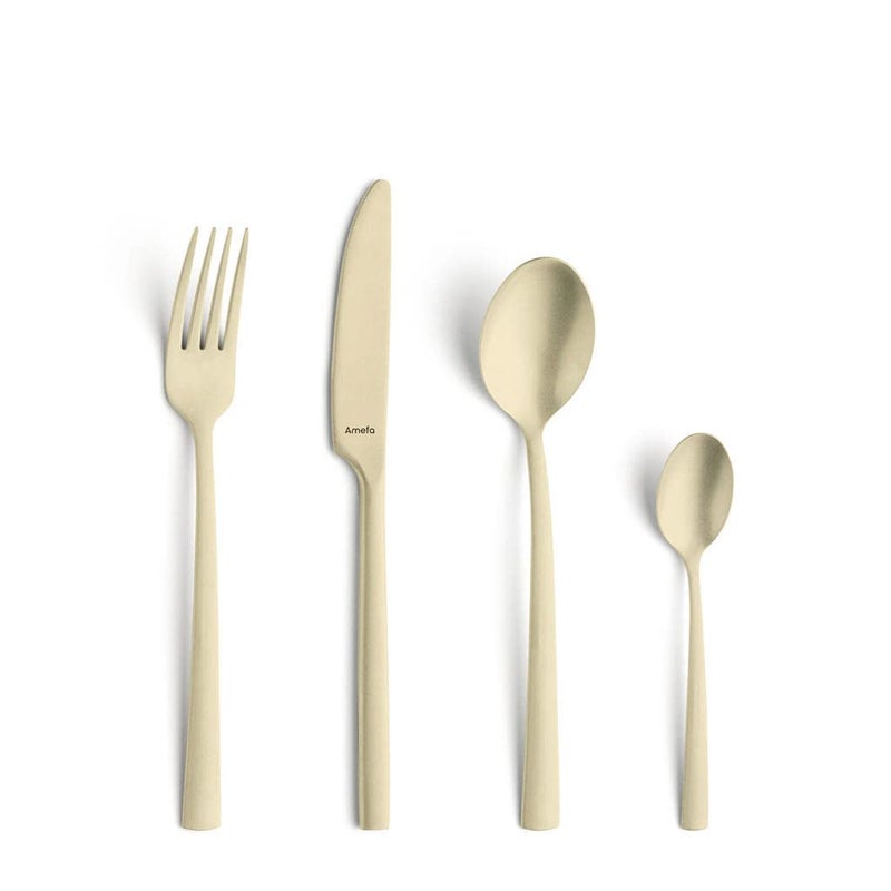 AMEFA PVD 9035 Manilla Cutlery Set 16 Pieces Champagne