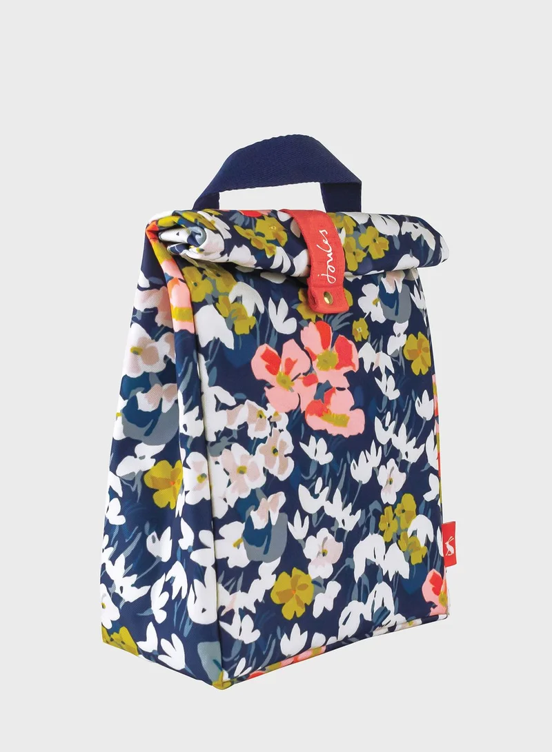 Joules Floral Roll Top Lunch Bag