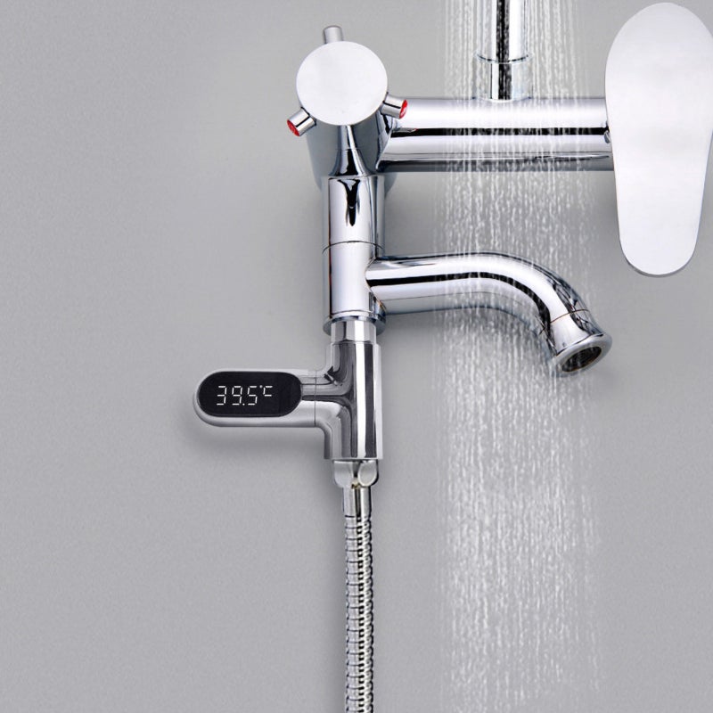 Water Thermometer: 360° Rotation LED Display - Water Flow Powered, Battery-Free, Easy Installation, Strong Compatibility for Family Baby Bathing, Shower Use - Image 4