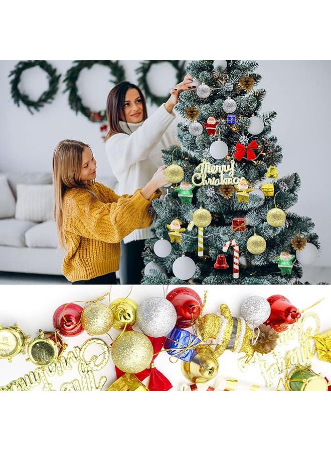 صندوق هدايا مكون 43 قطعة لزينة شجرة الكريسماس - Image 4