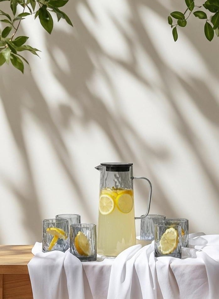 Juice Drink Jug Set with 6 Cups - Image 3