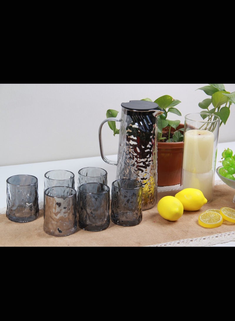 Juice Drink Jug Set with 6 Cups - Image 5