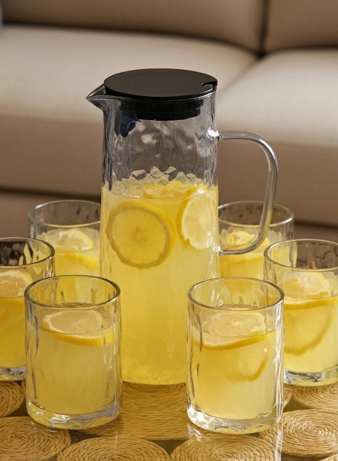Juice Drink Jug Set with 6 Cups - Image 4