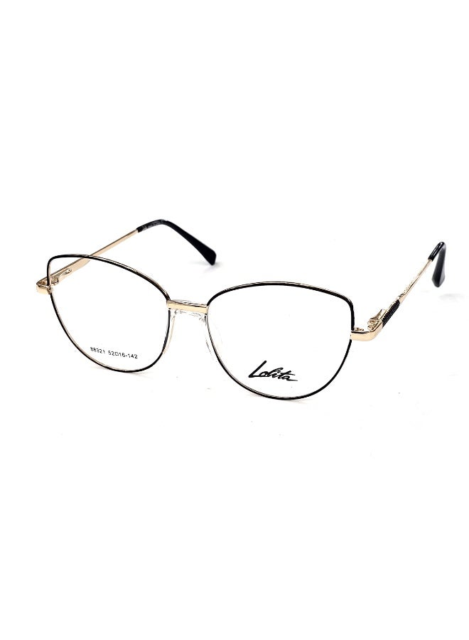 لوليتا نظارات بصرية نسائية أنيقة بإطار معدني فاخر بتصميم عين القطة (Cat-Eye) الذي يضيف لمسة أنثوية راقية وجاذبية خاصة. خفيفة الوزن ومريحة للارتداء طوال اليوم، وتجمع بين الأناقة العصرية والعملية، مما يجعلها الخيار المثالي للسيدات الباحثات عن التميز في إطلالتهن اليومية أو الرسمية.