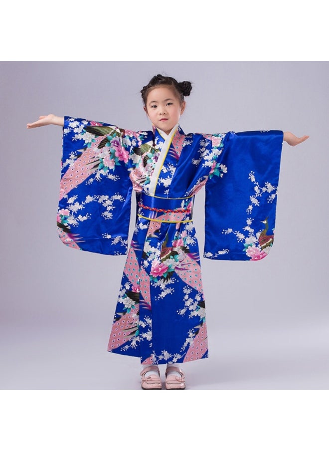 Al Aoyama - Al Aoyama japanese traditional dress kimono robe for kids girls costume - Image 1