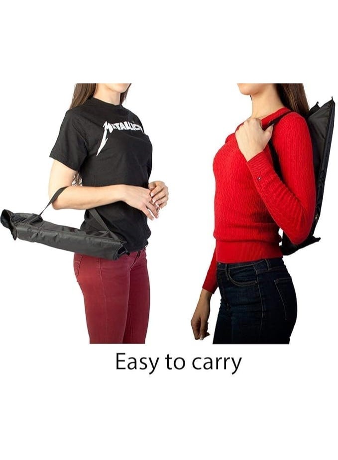 Padom IPad and Mobile Phone Tripod Stand,Height Adjustable 20 to 60 Inch with 360 Degree Rotating Tablet Holder for iPad Air,iPad Pro and More 9.5 to 14.5 Inch Tablets, Coming with Carrying Bag - Image 2