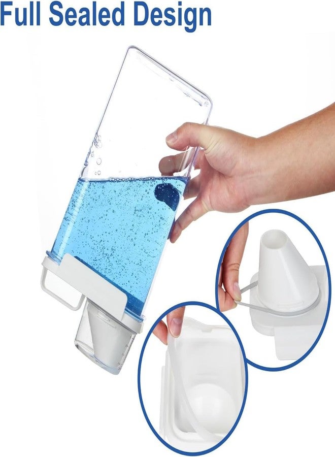 SHIELD PLUS Laundry Detergent Dispenser for Laundry Room,70oz Fabric Softener Dispenser,Liquid Laundry Detergent Container,Laundry Detergent Organizer for Laundry Room Organization (2 Pcs) - Image 4