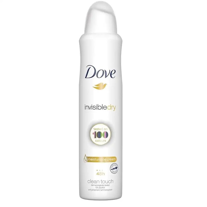 Dove مزيل العرق غير المرئي مع حماية لمدة 48 ساعة مع كريم مرطب - 150 مل - Image 1