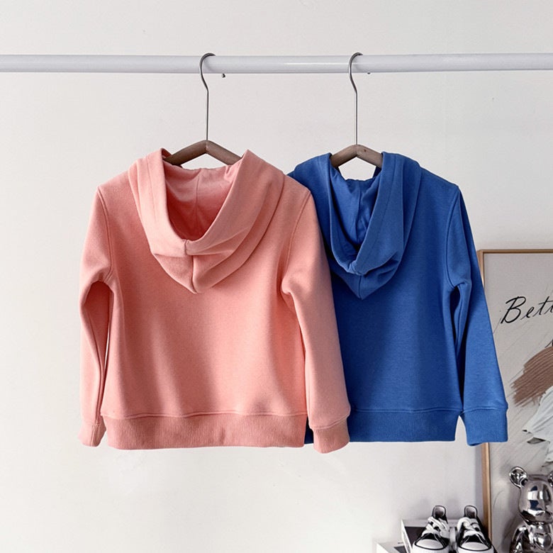 Spring Boys And Girls 2 Color Embroidered Letter Zip Hooded Coat Ttmz256395N-00 - Image 3