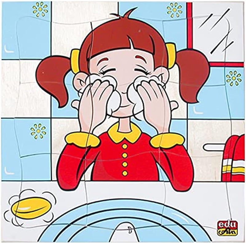 Edu-Fun Washing My Face Puzzle