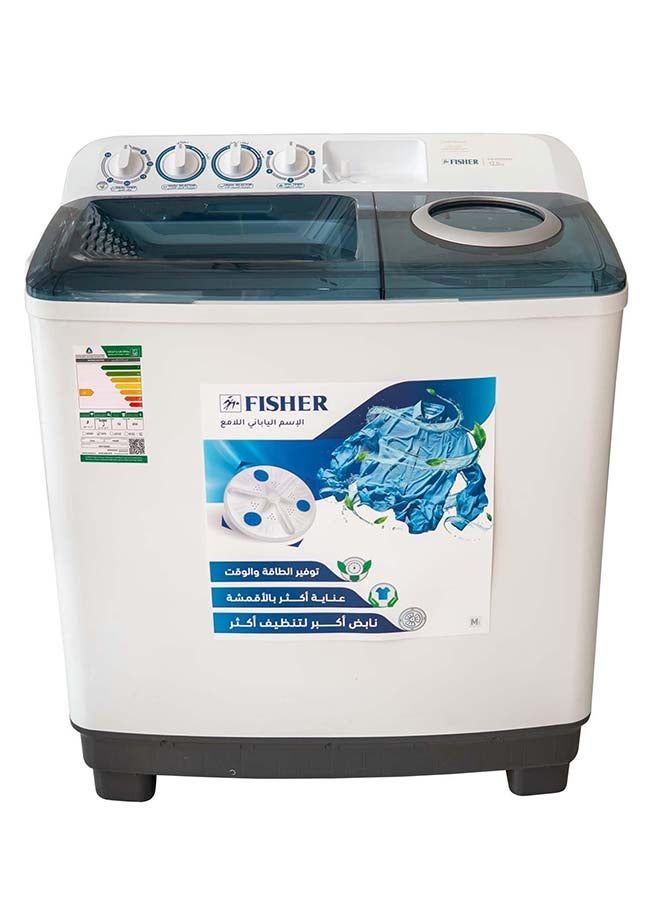 FISHER TwinTub Washer 12 Kg White - Image 1