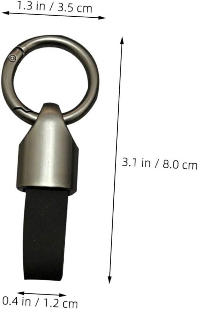 2pcs -lost Keychains Sleek Texture Stylish Car Key for Organizing and Men Minimalist Keychain Pendant Gun - Image 2