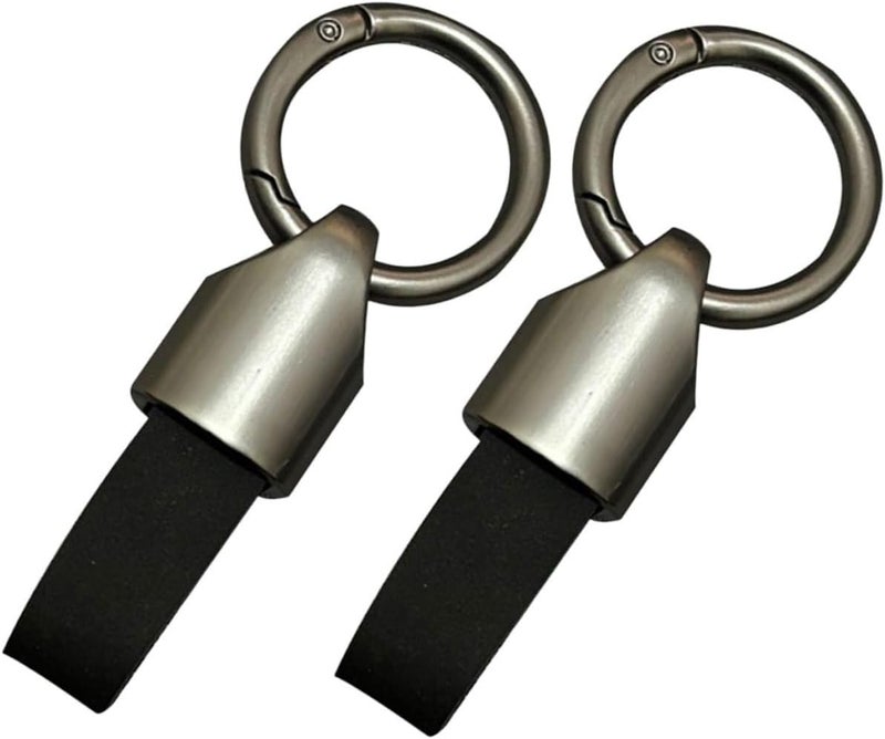 2pcs -lost Keychains Sleek Texture Stylish Car Key for Organizing and Men Minimalist Keychain Pendant Gun - Image 1
