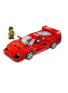 LEGO Speed Champions Ferrari F40 Supercar Buildable Vehicle, Toy Model Car Playset with Driver Minifigure, Collectible Building Set for Kids, Gift for Boys and Girls 76934  - Image 4