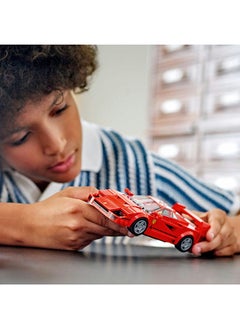 LEGO Speed Champions Ferrari F40 Supercar Buildable Vehicle, Toy Model Car Playset with Driver Minifigure, Collectible Building Set for Kids, Gift for Boys and Girls 76934  - Image 5