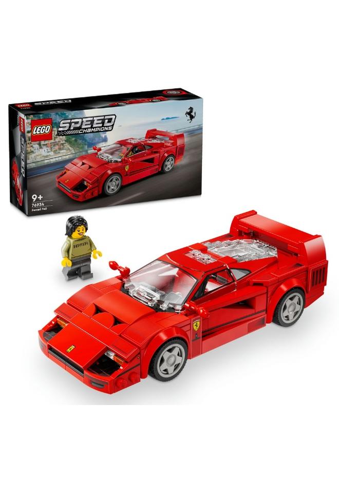 ليغو مجموعة لعب السيارة والمركبة القابلة للبناء سيارة Ferrari F40 الخارقة 76934 من LEGO® Speed Champions - Image 1