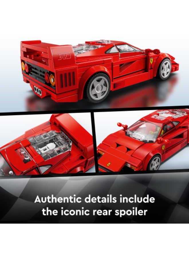 LEGO Speed Champions Ferrari F40 Supercar Vehicle Toy 76934 (Age 9+, 318 Pieces) - Image 3