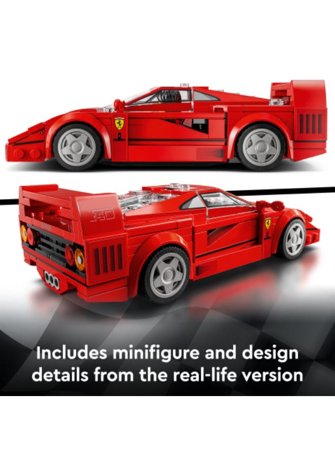 LEGO Speed Champions Ferrari F40 Supercar Vehicle Toy 76934 (Age 9+, 318 Pieces) - Image 4