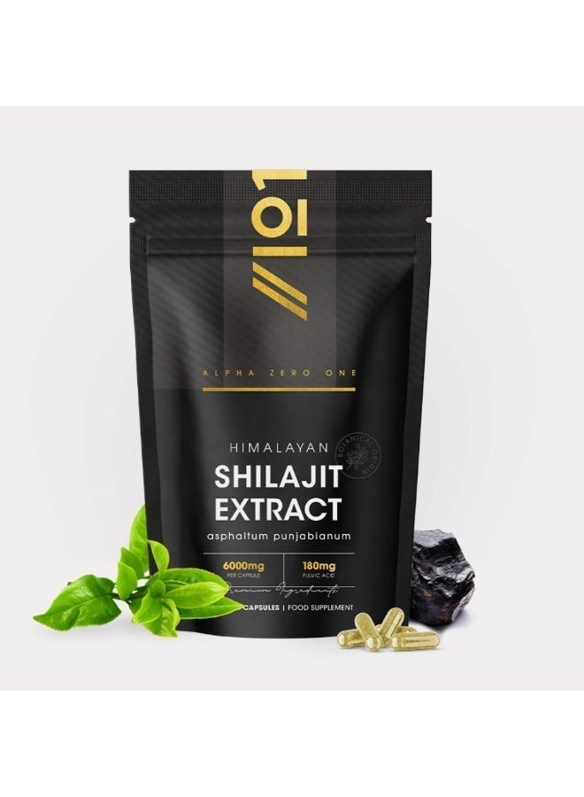 ALPHA01 Shilajit Extract 600 mg – Supports Strength, Endurance & Overall Wellness, 90 Capsules - Image 2