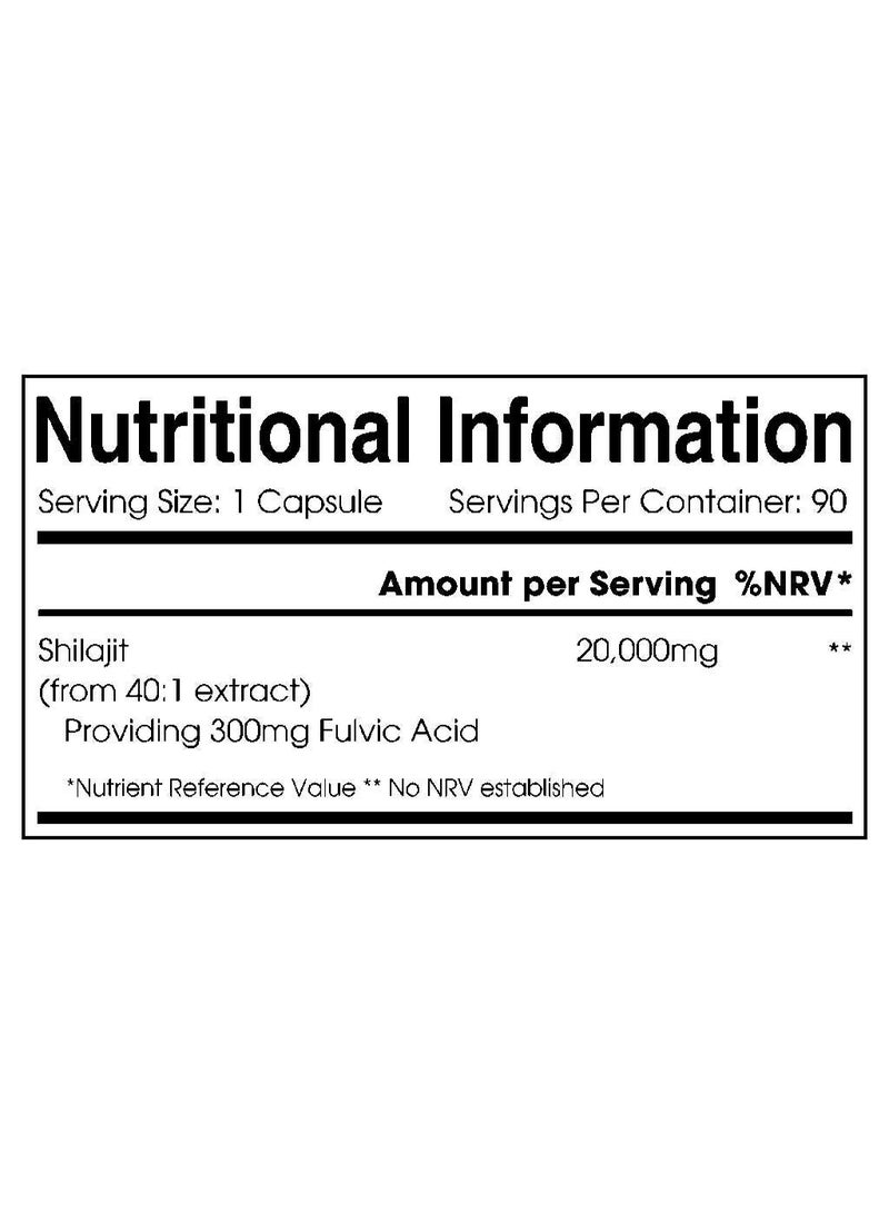 ALPHA01 Shilajit Extract 600 mg – Supports Strength, Endurance & Overall Wellness, 90 Capsules - Image 4