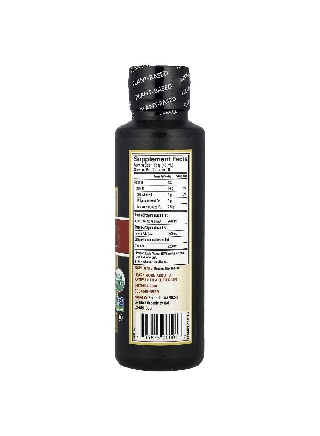 Barleans Barlean's, Organic Flax Oil, 8 fl oz (236 ml)  - Image 2
