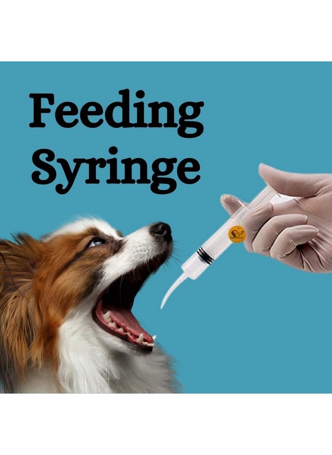 Sage Square 12 Ml Hand Feeding Syringe With Curve Tip | Feeding Needle And Syringe Kit | Precise Feeding Made Simple,Curve Tip Syringe For Birds, Hamsters, Puppies, Kittens, And More  - Image 2