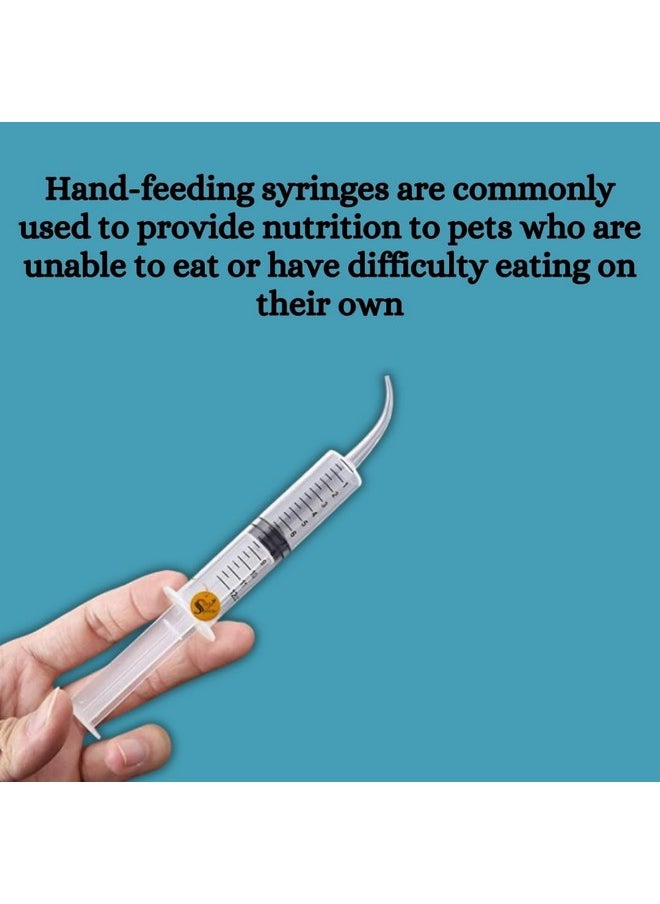 Sage Square 12 Ml Hand Feeding Syringe With Curve Tip | Feeding Needle And Syringe Kit | Precise Feeding Made Simple,Curve Tip Syringe For Birds, Hamsters, Puppies, Kittens, And More  - Image 4