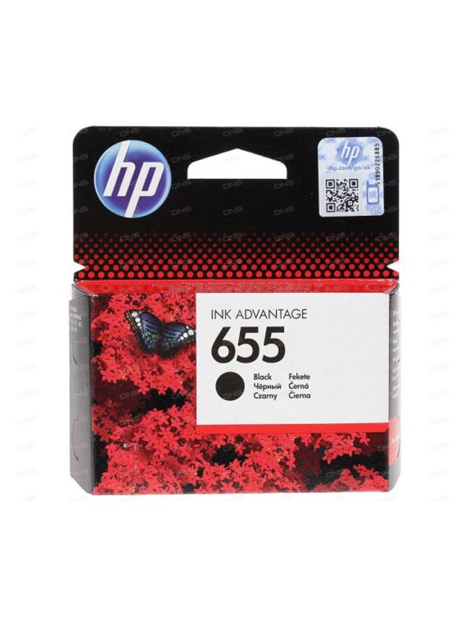 HP خرطوشة حبر 655 لطابعة إنك أدفانتج أسود - Image 2