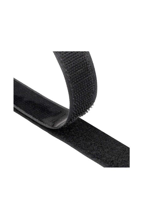 Hook and Loop Tape Self Adhesive Sticky Heavy Duty Tape Reusable Double Sided Roll Strength Velcro Heavy-Duty Stick On Tape-Black 8M