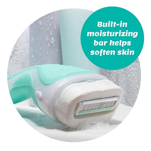 INTUITION Schick Intuition Plus Renewing Razor, 4 Count, Women's Replacement Razor Blade Cartridges and Refills - Image 3