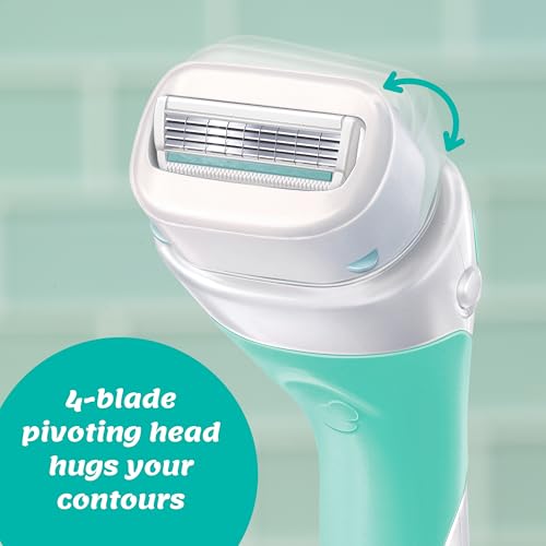 INTUITION Schick Intuition Plus Renewing Razor, 4 Count, Women's Replacement Razor Blade Cartridges and Refills - Image 5