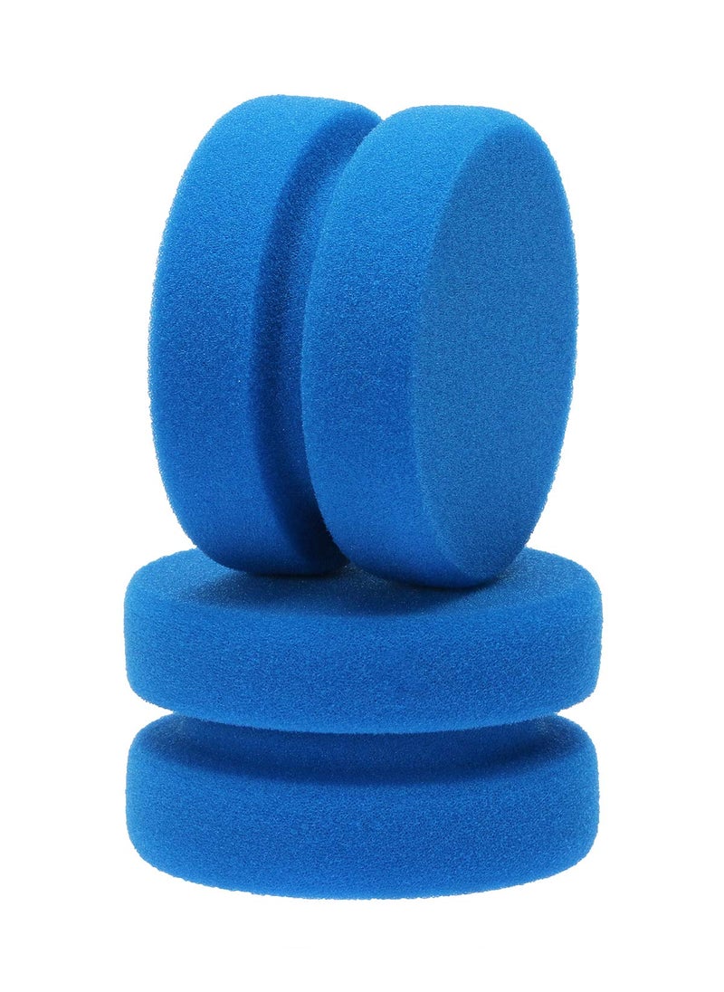 PENTA ANGEL Paint Sponge Applicator PENTA ANGEL 2Pcs 31 Inch DoubleSide Round Detail Sponge Painting Sponges for Acrylic Oil Watercolor Art Paint or Car Waxing Kitchen Cleaning Blue 