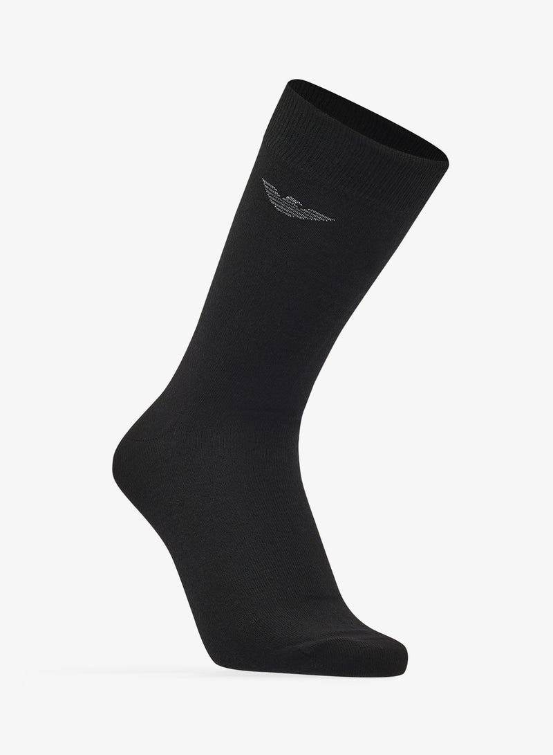 EMPORIO ARMANI 3 Pack Of Logo Crew Socks - Image 2