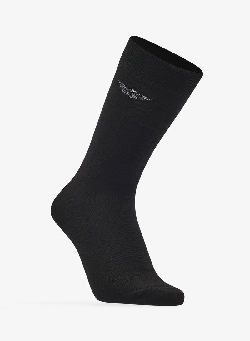 EMPORIO ARMANI 3 Pack Of Logo Crew Socks - Image 4