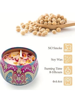 OLUDENIZ Luxurious Floral and Natural Material Scented Candle Collection  - Image 4