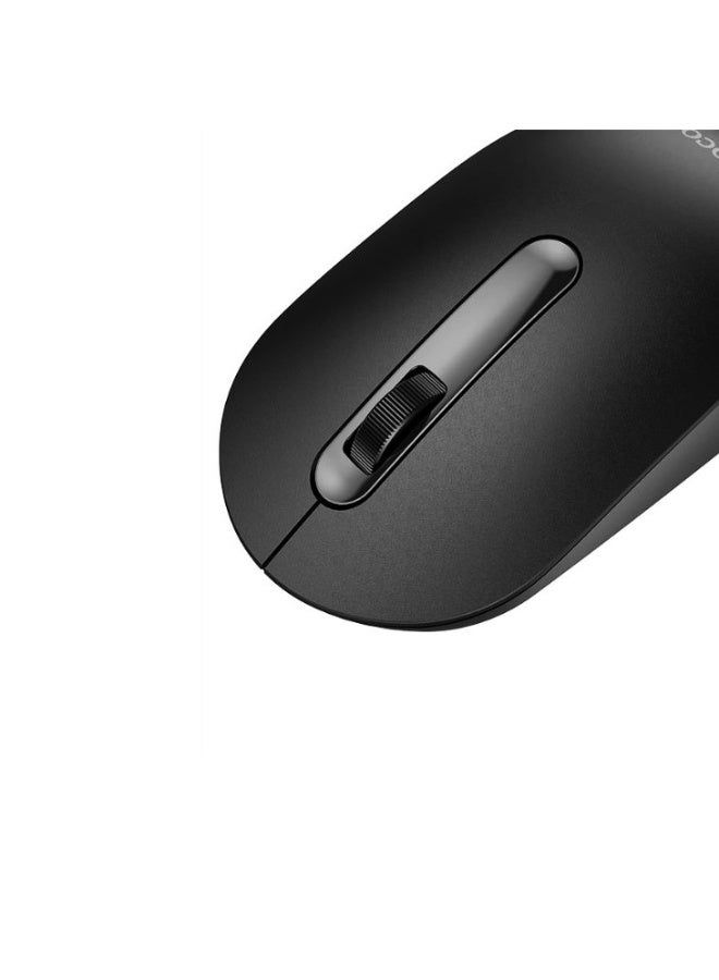 هوكو ماوس لاسلكي HOCO GM14 بلاتينيوم، اتصال لاسلكي 2.4G متوافق مع منافذ USB لأجهزة الكمبيوتر المكتبية والمحمولة. - Image 3