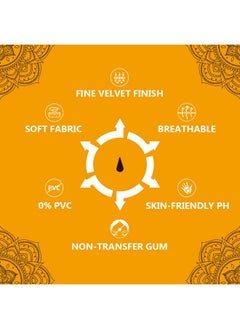 Pallavi Spot Gopi (G111 Mm Dark Maroon) 20 Flaps Breathable Fabric No Gum Marks Does Not Irritate Skin - pzsku/ZC4E57C86B5ED0A9A1AAAZ/45/_/1720077708/b7e8a601-da80-4ced-aaca-52c4e4592ca3