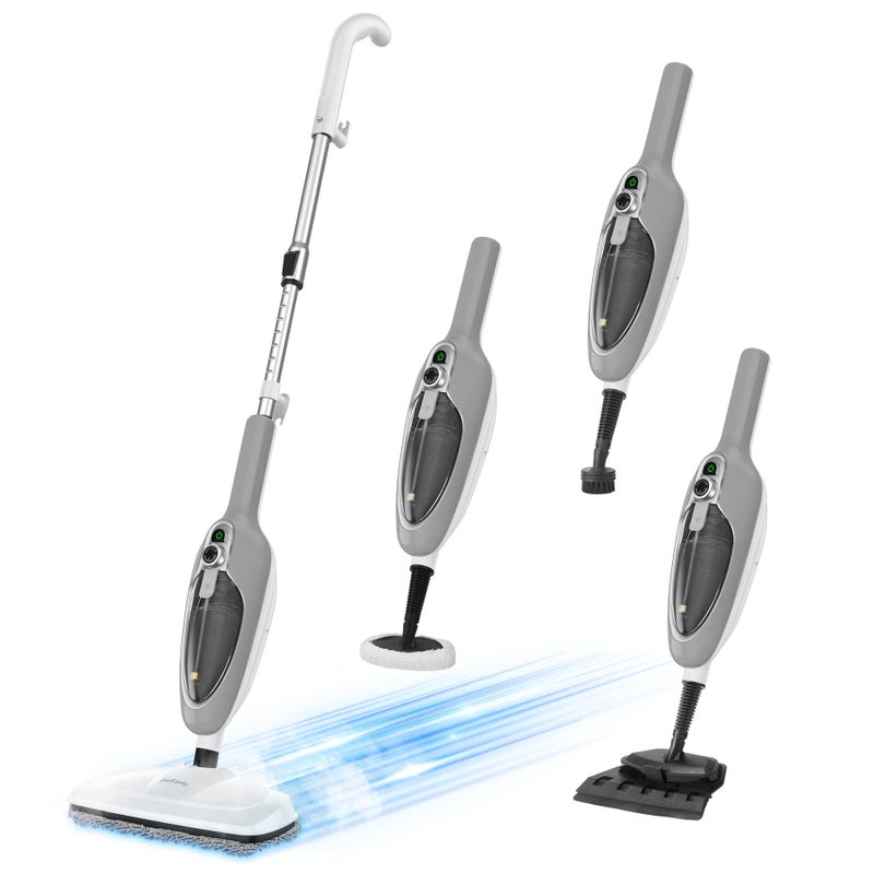 GorFanty Steam Mop  10in1 MultiPurpose Handheld Steam Cleaner Detachable Floor Steamer for HardwoodTileLaminate Floors Carpet with 11 Accessories for Whole Home Use 