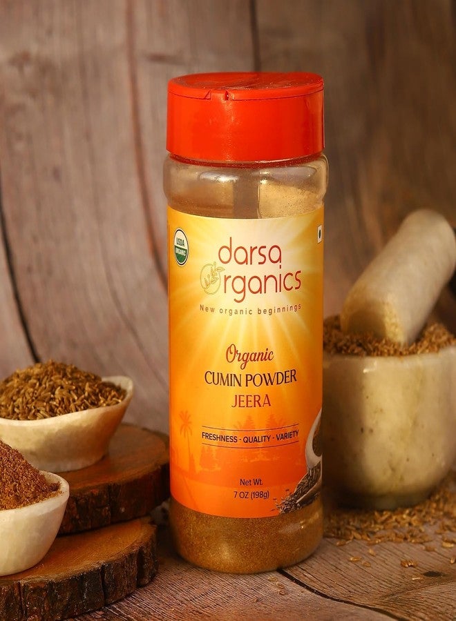 Darsa Organics Ground Cumin Powder 3.5 oz - Premium Grade USDA Organic Certified Cumin Spice from India, Ideal for Curries, Stews and Taco Seasoning, Non-GMO, Gluten Free, Kosher, Vegan - Image 2