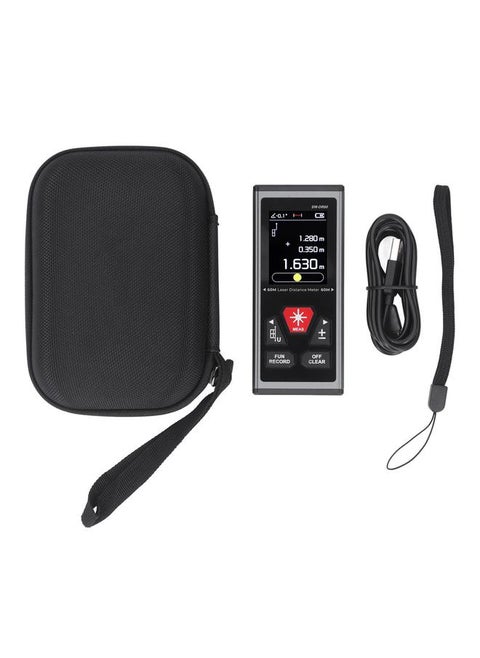 Dual Laser Distance Meter USB Rechargeable High Accuracy Multifunction Digital Laser Measurement Tool Measuring Device SW‑DR60