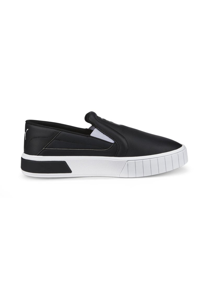 PUMA Cali Star Slip On Leather Womens Black Sneakers  - Image 1