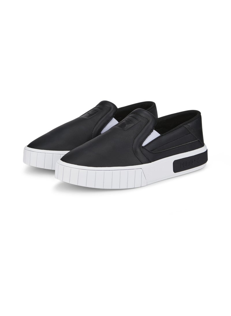 PUMA Cali Star Slip On Leather Womens Black Sneakers  - Image 2