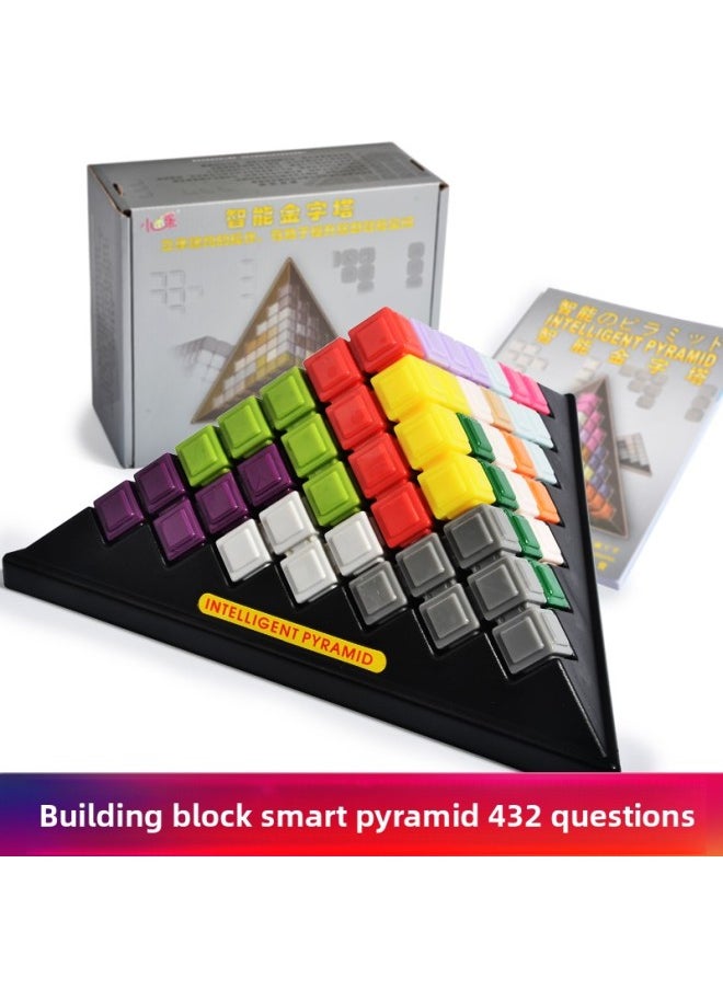null - Qynibobo Children's Games Intelligence Magic Beads Pyramid Space Thinking Problem Solving Training Smart Toys-Color:Square Luxury Model - Image 1
